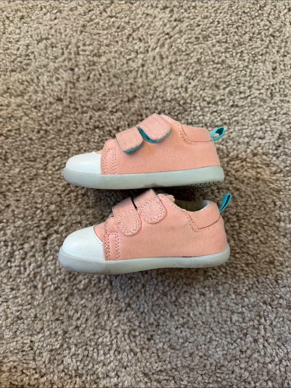 Ten Little First Walker Shoes - size 6 - Rose Pink